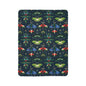 Christmas Night Garden Fleece Sherpa Blanket
