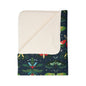 Christmas Night Garden Fleece Sherpa Blanket