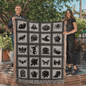 Hauntingly Beautiful Woven Blanket