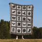 Hauntingly Beautiful Woven Blanket