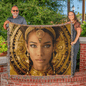 African Queen Heirloom Woven Blanket