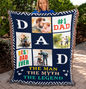 Best Dad Ever - Heirloom Woven Blanket