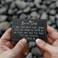 Bonus Dad Engraved Metal Wallet Card