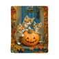 Cute Kittens Sherpa Fleece Blanket