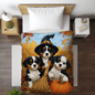 Cute Puppies Fleece Sherpa Blanket