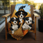 Cute Puppies Fleece Sherpa Blanket