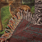 Doe and Fawn by the Waterfall Heirloom Woven Blanket