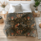 Enchanted Forest Sherpa Fleece Blanket