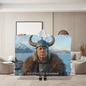 Good Morning, Greenland Hooded Sherpa Fleece Blanket