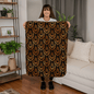 Halloween Bats Sherpa Fleece Blanket