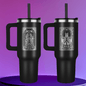Dad Tarot Card 40 oz Tumbler
