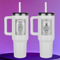 Dad Tarot Card 40 oz Tumbler