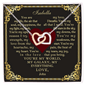 My Love Interlocking Hearts Necklace