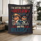 The Outlaw and the Hillbilly Fleece Sherpa Blanket