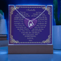 Personalized Love Poem Keepsake Acrylic and Forever Love Necklace