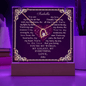 My Love Personalized Keepsake Acrylic and Forever Love Necklace