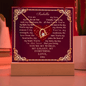 My Love Personalized Keepsake Acrylic and Forever Love Necklace