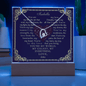 My Love Personalized Keepsake Acrylic and Forever Love Necklace