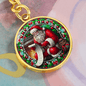 Santa Keychain