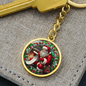 Santa Keychain