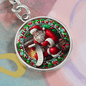 Santa Keychain