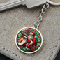 Santa Keychain