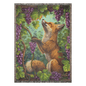 The Fox and the Grapes Heirloom Woven Blanket