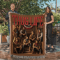 Thug Life Woven Blanket - Trump 2024