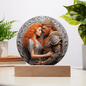Viking King and Queen Acrylic Plaque