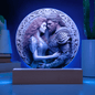 Viking King and Queen Acrylic Plaque