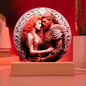 Viking King and Queen Acrylic Plaque
