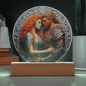 Viking King and Queen Acrylic Plaque