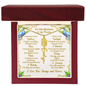 To The Woman Of My Dreams Flower Name Necklace