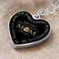 To My Amazing Mom - Graphic Heart Keychain
