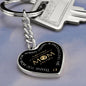 To My Amazing Mom - Graphic Heart Keychain