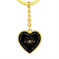 To My Amazing Mom - Graphic Heart Keychain