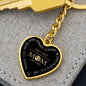 To My Amazing Mom - Graphic Heart Keychain