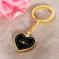 To My Amazing Mom - Graphic Heart Keychain