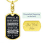 Gift for Son - Promise Me - Dog Tag with Swivel Keychain