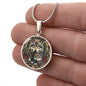 Mom and Baby Wolf Personalized Pendant