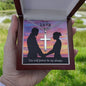 To the Love of My Life - Personalized Cross with Ball Chain