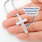 To the Love of My Life - Personalized Cross Necklace