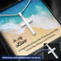 To My Love - Personalized Cross Necklace