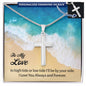 To My Love - Personalized Cross Necklace