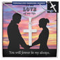 To the Love of My Life - Personalized Cross Necklace