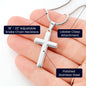 To My Love - Personalized Cross Necklace