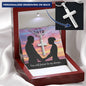 To the Love of My Life - Personalized Cross Necklace