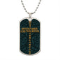 Difficult Roads - Dog Tag Necklace