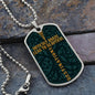 Difficult Roads - Dog Tag Necklace