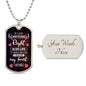 Gift for Soulmate - If I Did Anything Right - Luxury Dog Tag